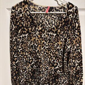 Talbots leopard print sweater